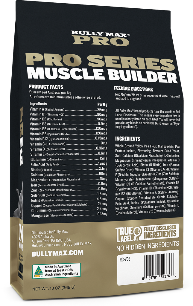 Bully Max Muscle Builder for Dogs - Australia official website – Bully ...